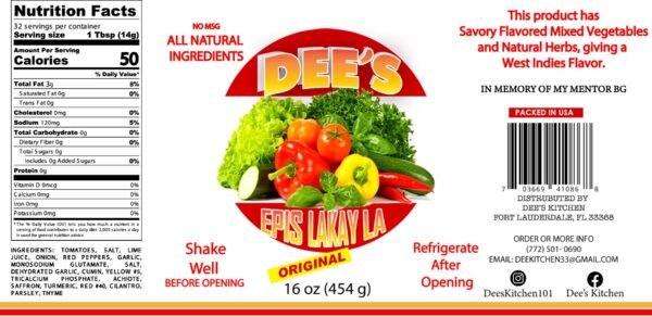 Dee's Epis Lakay La- Original - Image 2
