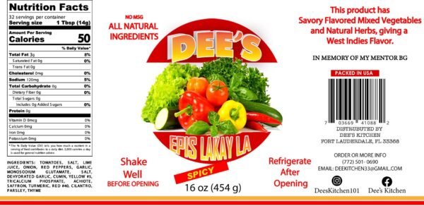Dee's Epis Lakay La- Spicy - Image 2